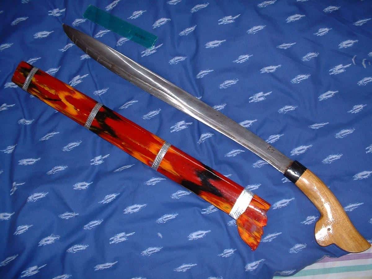 Parang, 1. Bedog, 2. Golok Ciomas, 3. Congkrang, 4. Golok Sulangkar, 5. Parang