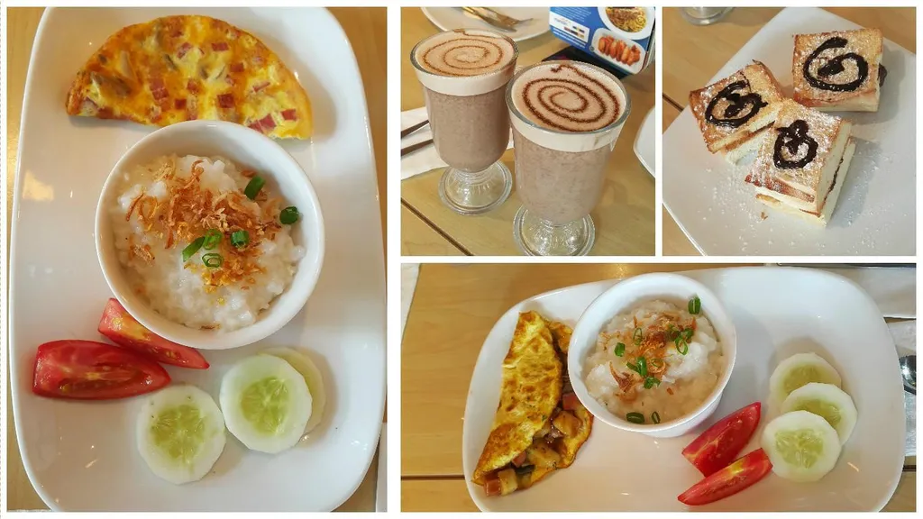 Menu Telur Satuan, 1. Beetato Omelet dan French Toast, 2. Egg Bruschetta, 3. Waffle Sandwich, 4. Omelet Rice Platter, 5. Mushroom Omelet Platter, 6. Egg Platter