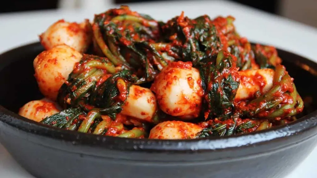 Chonggak_, 1. Nabak , 2. Baechu , 3. Bossam , 4. Baek , 5. Yeolmu , 6. Dongchimi ,  7. Ggakdugi , 8. Chonggak , 9. Pa/Bawang Hijau , 10. Gat , 11. Yangbaechu , 12. Oi Sobagi 