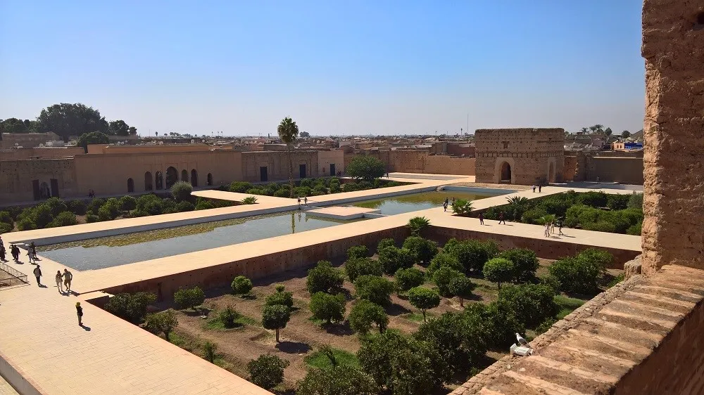 Istana El Badi, 1. Medina of Marrakesh, 2. Chefchaouen Medina, 3. Kota Bersejarah Meknes, 4. Hassan Tower, 5. Kasbah de Oudaias, 6. Chellah, 7. Istana El Badi, 8. Situs Arkeologi Volubilis, 9. Benteng Ait Ben Hadou, 10. Fez Medina