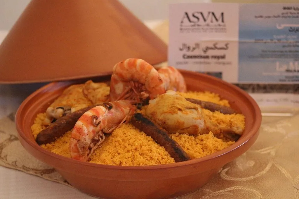 Couscous, 1. Hlalem, 2. Omek Houria, 3. Chorba, 5. Tajine, 6. Shakshuka, 7. Assidat Zgougou, 8. Mloukhia, 9. Couscous, 10. Osban