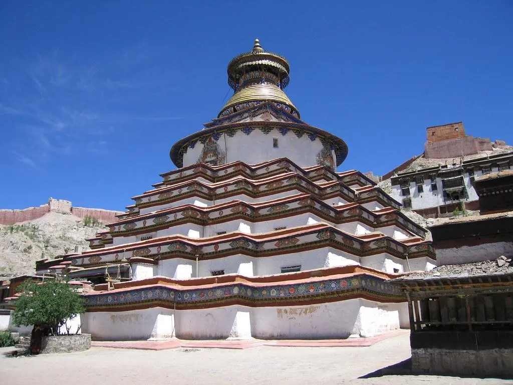 Gyantse Kumbum, 1. Istana Potala, 2. Yarlung Tsangpo Grand Canyon, 3. Norbulingka, 4. Lulang Forest, 5. Danau Namtso, 6. Gyantse Kumbum, 7. Danau Manasarovar, 8. Gunung Kailash, 9. Jalan Barkhor, 10. Vihara Tashilhunpo