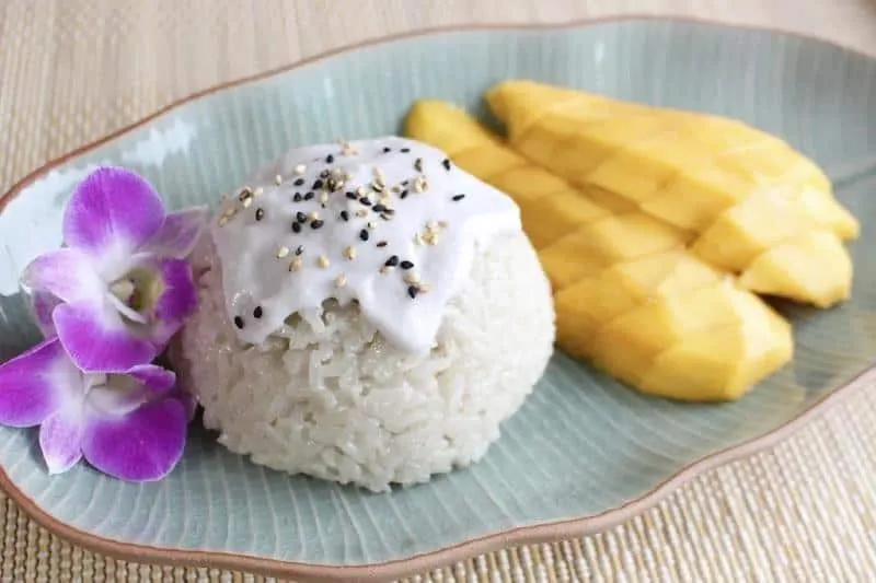 Khao Niao Mamuang (Manggo Sticky Rice), Thailand_, 1. Fırın Sütlaç, Turki , 2. Eight Treasure Rice Pudding, Cina, 3. Sago Gula Melaka, Malaysia, 4. Kheer, India, 5. Shole Zard, Iran, 6. Purin, Jepang, 7. Khao Niao Mamuang (Manggo Sticky Rice), Thailand, 8. Mehalabiya, Turki, Arab, 9. Serradura, Makau, 10. Puding Kembang Tahu, Indonesia