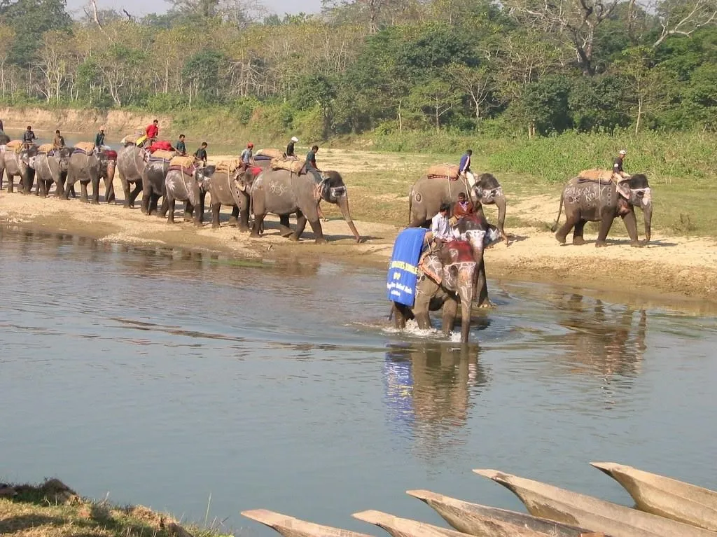 Taman Nasional Chitwan, 1. Kuil Pashupati Nath, 2. Danau Phewa, 3. Museum Patan, 4. Bhaktapur Durbar Square, 5. Taman Nasional Chitwan, 6. Lumbini, 7. Kumari Ghar, 8. Nagarkot, 9. Lembah Pokhara, 10. Stupa Boudhanath