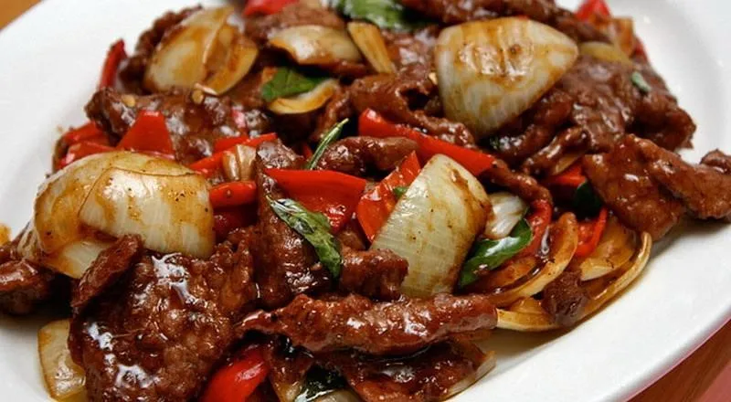 Oseng-oseng, 2. Saoto, 3. Pitjel, 4. Telo Terie, 5. Oseng-oseng, 6. Goedangan, 7. Bakabana, 8. Sambal, 9. Moksi Alesi , 10. Roti