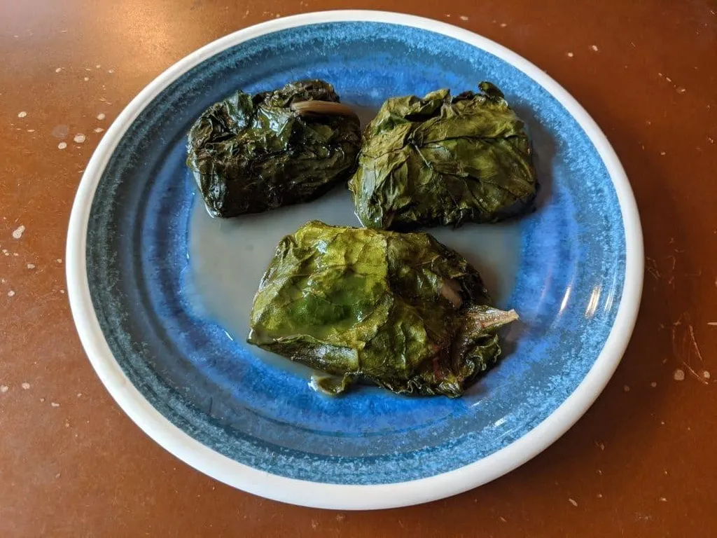 Palusami, 1. Topoi, 2. Palusami, 3. Kokoda, 4. Honey Cake, 5. Vakalavalava, 6. Purini, 7. Roti Fiji, 8. Babakau, 9. Ikan Suruwa, 10. Murukku