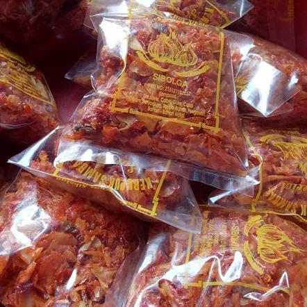 Kerupuk Sambal Spesial, 1. Kerupuk Sambal Spesial, 2. Mie Gomak, 3. Sambal Andaliman , 4. Lampong Sagu , 5. Nasi Tue , 6. Ebi Udang Kering , 7. Ikan Teri Khas Sibolga