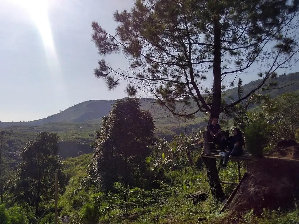 Bumi Perkemahan Cidewata, 1. Cadas Gantung, 2. Bukit Kanaga, 3. Bumi Perkemahan Cipanten, 4. Bukit Mercury Sayang Kaak, 5. Bumi Perkemahan Cidewata, 6. Bukit Sanghyang Dora, 7. Bumi Perkemahan Telaga Pancar, 8. Bumi Perkemahan Desa Pajajar, 9. Camping Ground Curug Leles, 10. Bukit Pamoroan