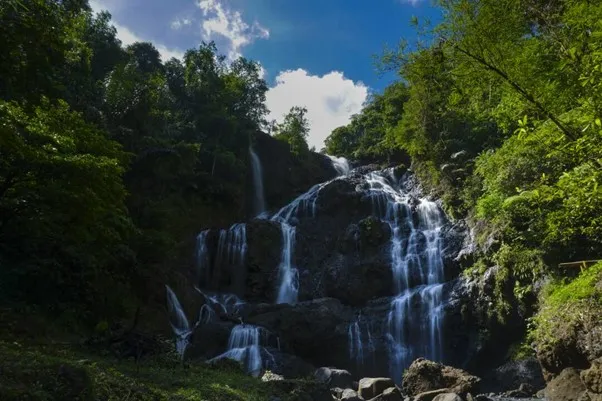 Curug Luhur Pangandaran, 1. Curug Citumang, 2. Curug Buton, 3. Curug Jambe Anom, 4. Curug Luhur Pangandaran, 5. Curug Jojogan, 6. Curug Taringgul / Curug Ciparakan, 7. Curug Bojong, 8. Curug Cioray, 9. Curug Bilik, 10. Curug Sanghyang Pangandaran