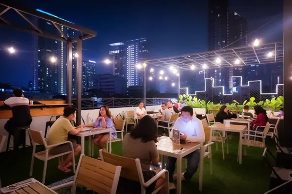 D’Sky Bistro, 1. Hause Rooftop, 2. Lobbyn Sky Terrace, 3. All Up Might, 4. Cecemuwe Cafe and Space, 5. COSTESS Cafe &amp; Bar, 6. Southside Rooftop Bar &amp; Lounge, 7. D’Sky Bistro, 8. Sky Garden Cafe, 9. Cozy Sky &amp; Lounge, 10. Roti Bakar Kemang