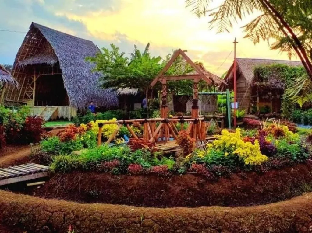 Kampoeng Sawah, 1. Situ Wangi, 2. Kampoeng Sawah, 3. Situs Astana Gede, 4. Taman Surawisesa, 5. Riung Wangi, 6. Rumah Makan Nasi Abas