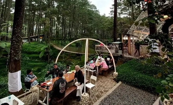 Warung Kopi Gunung, 1. Warung Kopi Gunung, 2. Cs Me Café & Resto, 3. Mountain Ground Coffee and Eatery, 4. Woza Café, 5. Bambooberry, 6. Rasamala Café & Resto, 7. Kampung Gombong Resto & Café, 8. Glamping Patenggang Pinisi Resto, 9. Lembah Ciwidey