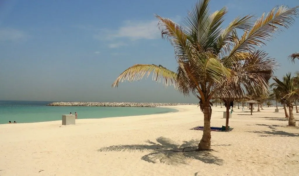 Al Mamzar Beach Park, 1. JBR Open Beach, 2. Al Sufouh Beach, 3. Sunset Beach, 4. Kite Beach, 5. Al Mamzar Beach Park, 6. Jumeirah Beach Park, 7. La Mer Beach, 8. Marina Beach, 9.  Al Khan Beach, Sharjah, 10. Jebel Ali Beach
