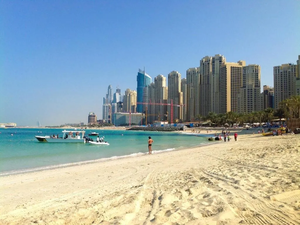JBR Open Beach, 1. JBR Open Beach, 2. Al Sufouh Beach, 3. Sunset Beach, 4. Kite Beach, 5. Al Mamzar Beach Park, 6. Jumeirah Beach Park, 7. La Mer Beach, 8. Marina Beach, 9.  Al Khan Beach, Sharjah, 10. Jebel Ali Beach