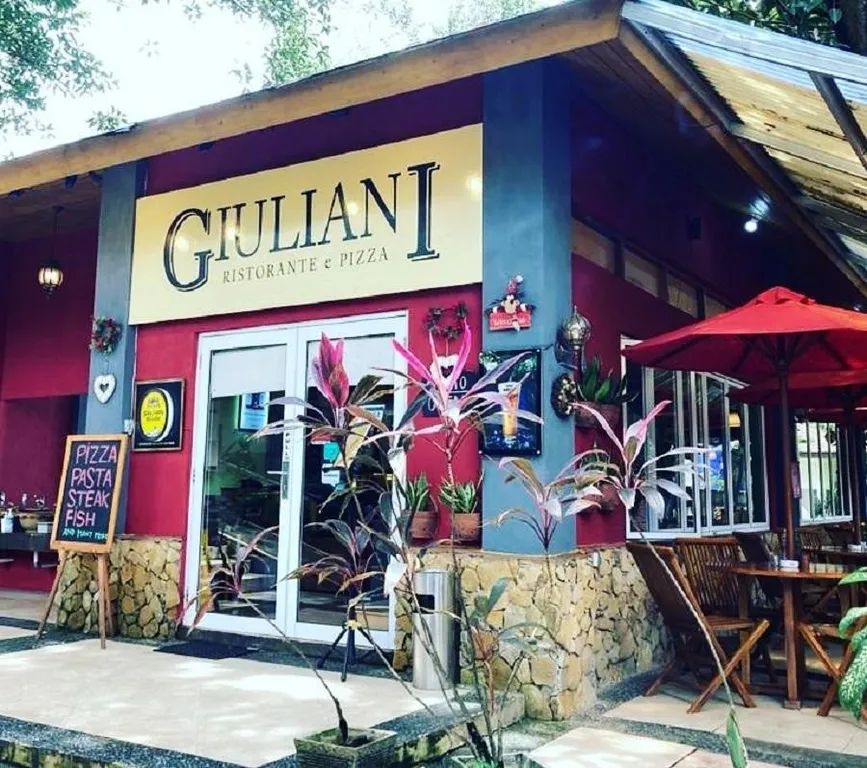 Giuliani Resto, 1. Talaga Kuring, 2. Kampoeng Koneng, 3. Warung Nako, 4. Sawah Segar Resto &amp; Nursery, 5. Mandapa Kirana Resort &amp; Restaurant, 6. Serai Café, 7. Gudang Koleksi Antique &amp; Food, 8. Pelangi Café &amp; Resto, 9. Giuliani Resto, 10. Cohere