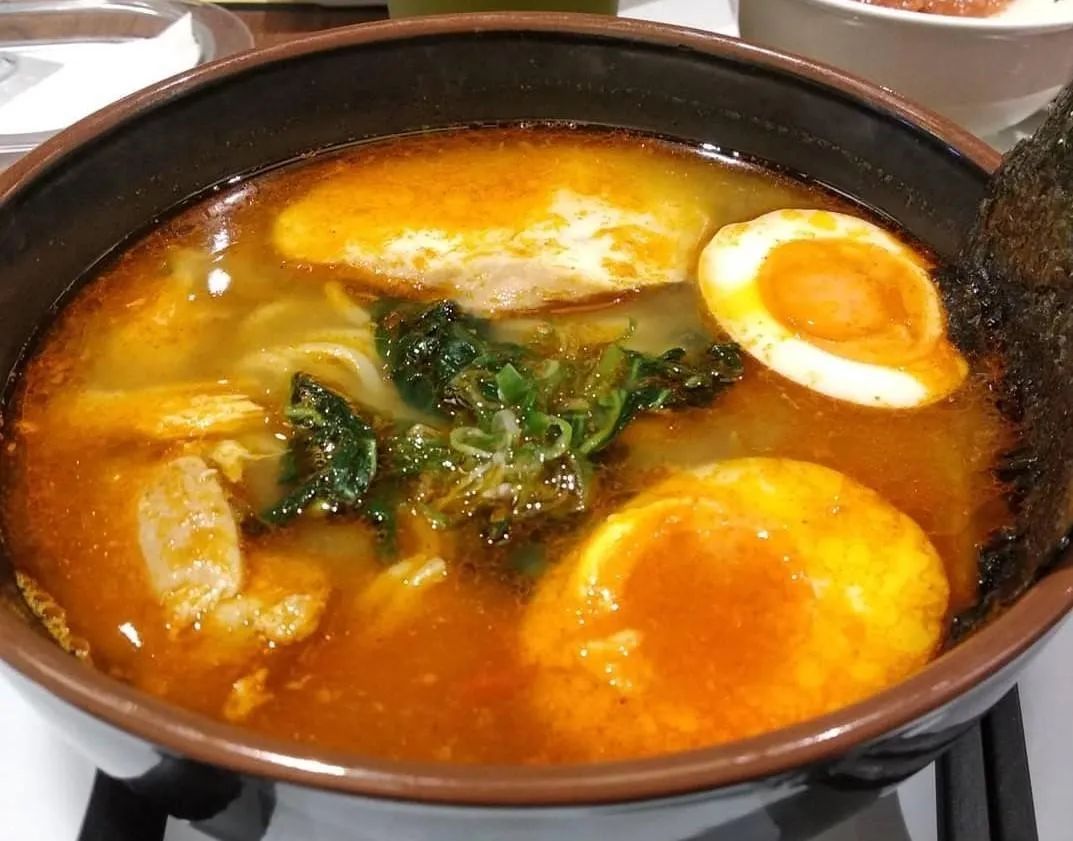 Spicy Ramen, 1. Toripaitan Ramen Ekstrim, 2. Toripaitan Ramen Shoyu, 3. Tan-Tan Men, 4. Spicy Ramen, 5. Toripaitan Ramen Miso, 6. Toripaitan Ramen Shio, 7. Tokyo Ramen, 8. Hokkaido Ramen, 9. Tsukemen, 1. Chicken Katsu, 2. Gyoza