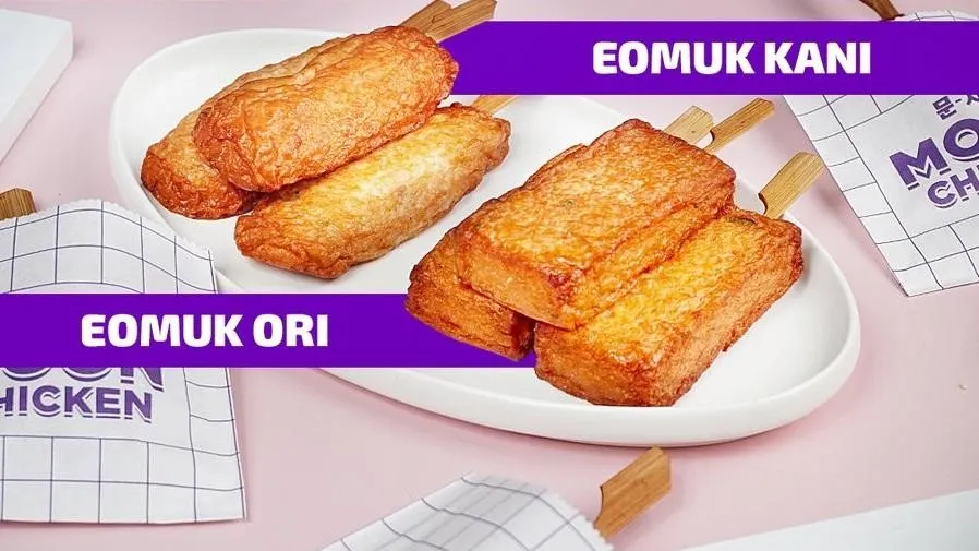 Moon Eomuk, 1. Korean Chicken Wings, 2. Moon Fried Chicken, 3. Meteor Chicken, 4. Korean Street Snack