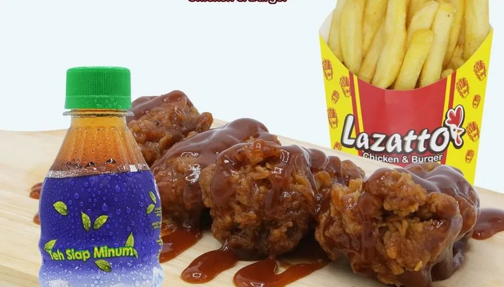 Paket Sadazz, 1. Paket Combo Original, 2. Paket Combo Double, 3. Paket Combo CLBK, 4. Paket Geprek, 5. Paket Sadazz, 6. Paket Kidz, 7. Burger, 8. Kunyaah (Kulit Renyaah), 9. Ayam Asam Pedas