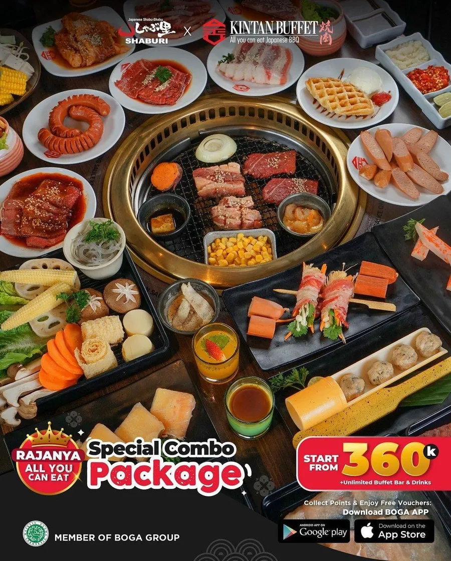 Special Combo Paket, 1. Regular Yakiniku, 2. Premium Yakiniku, 3. Grand Menu Regular Yakiniku, 4. Special Combo Paket, 5. Grand Menu Premium Yakiniku, 6. Happy Yakiniku, 7. Menu A'La Carte