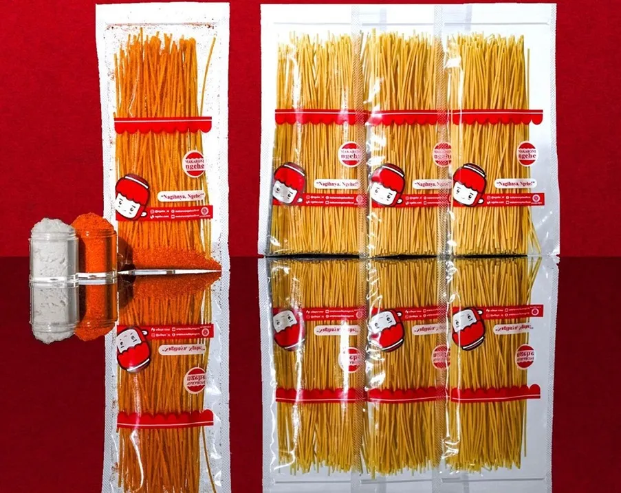 Mahe Mie Lidi, 1. Mahe Kering, 2. Mahe Basah, 3. Mahe Campur, 4. Mahe Bihun Krenyes, 5. Otak-Otak Mahe, 6. Mahe Mie Kriuk, 7. Mahe Mie Lidi, 8. Mahe Usus Goreng, 9. Mahe Cimol, 10. Mahe Cihu