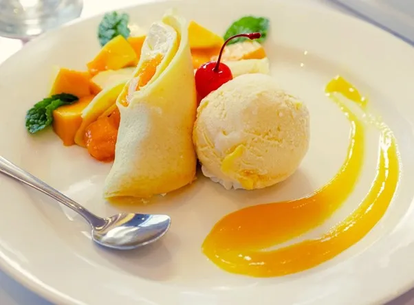 Mango Crepes
