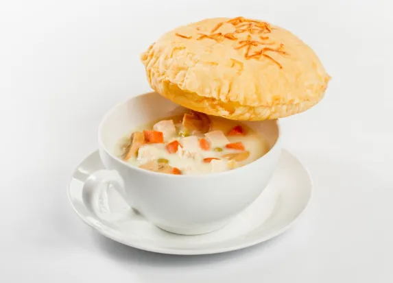 Crispy Pastry Soup