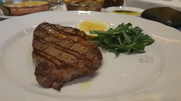Certified Australian Black Angus Rib-Eye, 1. Signature Bistecca Fiorentina, 2. Certified Australian Black Angus Rib-Eye , 3. Certified Australian Black Angus Tenderloin, 4. Australian Wagyu Grade 5 Tomahawk, 5. Wagyu Beef Carpaccio, 6. Bistecca Caesar Salad, 7. Florentine Butter Chicken, 8. Herb Crusted roasted Norwegian Salmon, 9. Paccheri and Wagyu Meatballs, 10. Signature Baked Alaska
