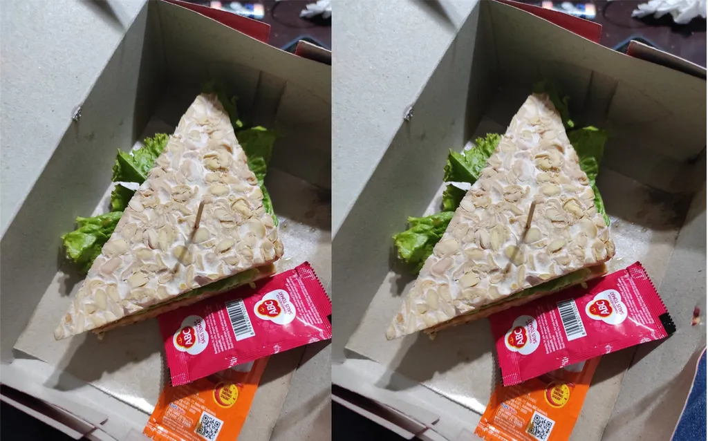 Sandwich Tempe, 1. Paket Geprek, 2. Paket Matah, 3. Paket Fried Chicken, 4. Paket Sholeh, 5. Ayam Saus Rempah, 6. Sandwich Tempe, 7. Chicken Steak