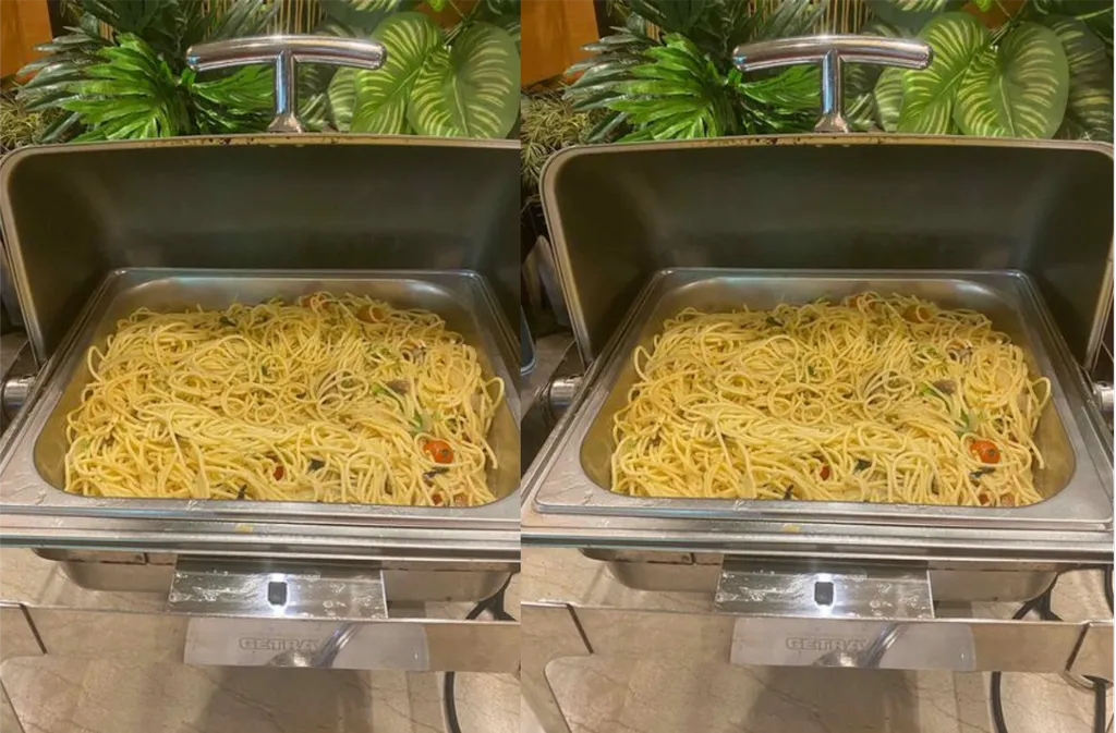 Spaghetti Aglio Olio, Aturan Makan dan Variasi Menu di Fogo, Menu Buffet, Menu Daging, Menu Dessert