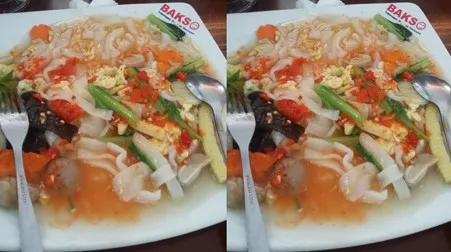 Kwetiaw Siram, 1. Bakso Campur Spesial, 2. Bakso Malang, 3. Bakso Kuah, 4. Bakso Kuah Spesial, 5. Bakso Goreng, 1. Mie Rebus Tek Tek, 2. Mie Nyemek, 3. Mie Godok, 4. Mie Rebus Jawa, 5. Kwetiaw Siram