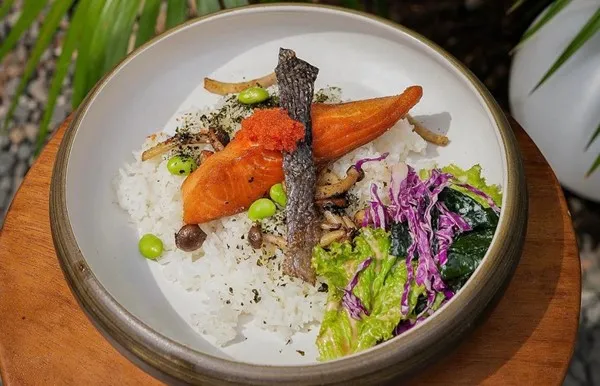 Salmon Notare Donburi, 1. Char-Grilled Tiger Prawn, 2. Sop Buntut, 3. Nasi Nusantara, 4. Nasi Telor Dadar, 5. Salmon Notare Donburi, 6. Nasi Goreng Buntut, 7. Truffle Tagliatelle, 8. Dry Ramen, 9. Iga Bakar, 10. Char Kwey Teow Beef, 11. Wagyu Fillet