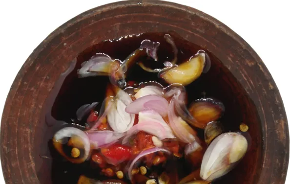 Sambal Kecap, 1. Sambal Bajak, 2. Sambal Bawang, 3. Sambal Gongso, 4. Sambal Belut, 5. Sambal Gobal Gabul, 6. Sambal Kecap, 7. Sambal Mangga Muda, 8. Sambal Nanas Muda, 9. Sambal Tahu, 10. Sambal Tempe, 11. Sambal Teri, 12. Sambal Tomat, 13. Sambal Terasi Ijo, 14. Sambal Cumi