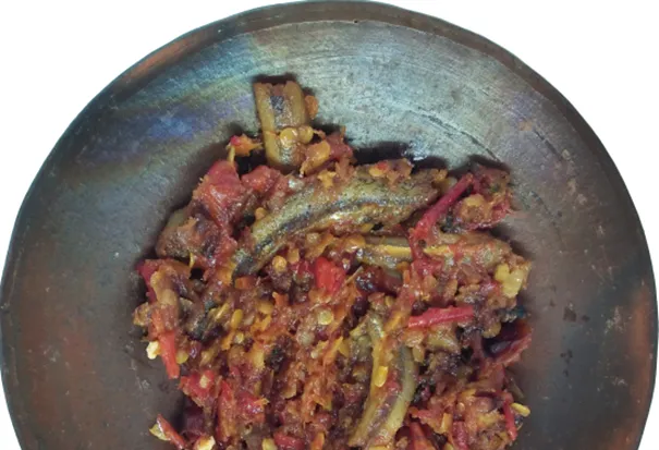 Sambal Teri, 1. Sambal Bajak, 2. Sambal Bawang, 3. Sambal Gongso, 4. Sambal Belut, 5. Sambal Gobal Gabul, 6. Sambal Kecap, 7. Sambal Mangga Muda, 8. Sambal Nanas Muda, 9. Sambal Tahu, 10. Sambal Tempe, 11. Sambal Teri, 12. Sambal Tomat, 13. Sambal Terasi Ijo, 14. Sambal Cumi