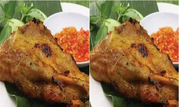 Bebek Goreng, 1. Ayam Penyet Broiler, 2. Ayam Bakar, 3. Ayam Goreng Sambal Ijo, 4. Ayam Goreng Sambal Lamongan, 5. Bebek Goreng, 6. Bebek Lombok Ijo, 7. Nila Penyet, 8. Nila Goreng, 9. Bawal Goreng, 10. Lele Goreng