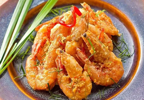Golden Prawn Siam Style, 1. Oriental Seafood Cakwee, 2. Udang Tempoe Doeloe, 3. Binjai Fried Chicken, 4. Claypot Tofu Seribu Rasa, 5. Black Pepper Squid Malioboro, 6. Vietnamese Crispy Duck, 7. Malacca Nasi Lemak, 8. Golden Prawn Siam Style, 9. Fried Chicken Mango Sauce, 10. Nasi Bogana Prambanan, 11. Mie Jawa