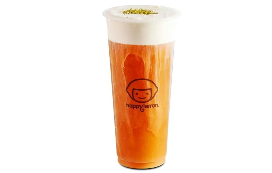 Squeezed Lemon Black Tea + Salted Cheese Ice Cream, Lemon Series, Salted Cheese, Specialty Series, Milk Tea Series