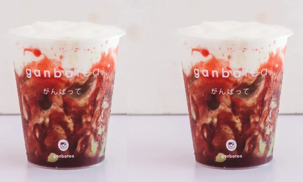 Matcha Beri, 1. Momotarou Peach, 2. Miyazaki Mango, 3. Amanatsu Triple Citrus, 4. Siam Mango Kurimu, 5. Matcha Beri, 6. Coco Kurimu, 7. Shotoku Kyoho, 8. Ichigo Soursop, 9. Chocoreto, 10. Ogura Tusoto, 11. Strawberry Milku, 12. Dirty Ganbamilk Tea