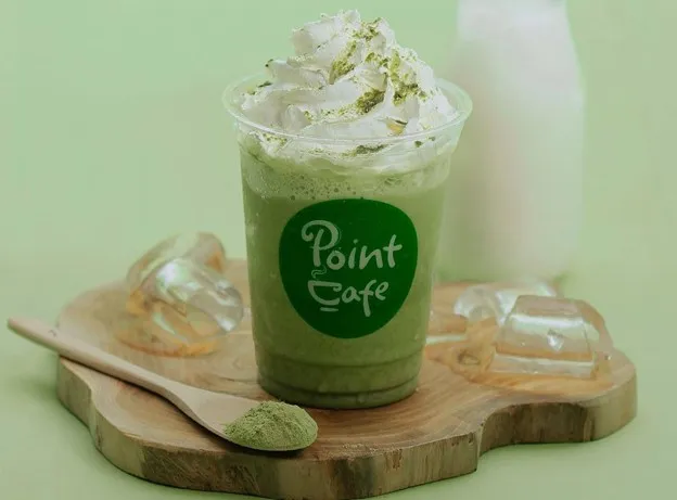 Matcha Frappe, 1. Caramel Macchiato, 2. Iced Palm Sugar Latte, 3. Cafe Dolce, 4. Long Black, 5. Flat White, 6. Mocha, 7. Latte, 8. Avocadofee Frappe, 9. Cookies and Cream Frappe, 10. Matcha Frappe