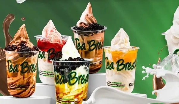 Menu Sundae, Signature Milk Tea, The Special Tea, Fantastic Tea Break, Bombastic Ice Cream, Hot Series Tea Break