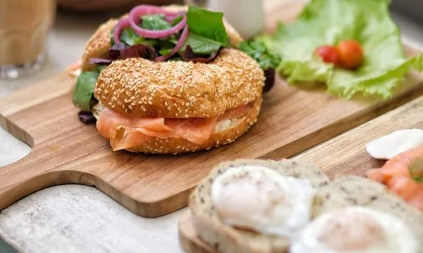 New York Salmon Bagel, 1. The Monsieur Spoon Croissant, 2. French Breakfast, 3. Avocado Bruschetta, 4. Quiche Lorraine, 5. Wagyu Signature, 6. Breakfast Burger, 7. Smoked Salmon &amp; Eggs on Toast, 8. New York Salmon Bagel, 9. Royal Monsieur Spoon, 10. Mille-Feuille