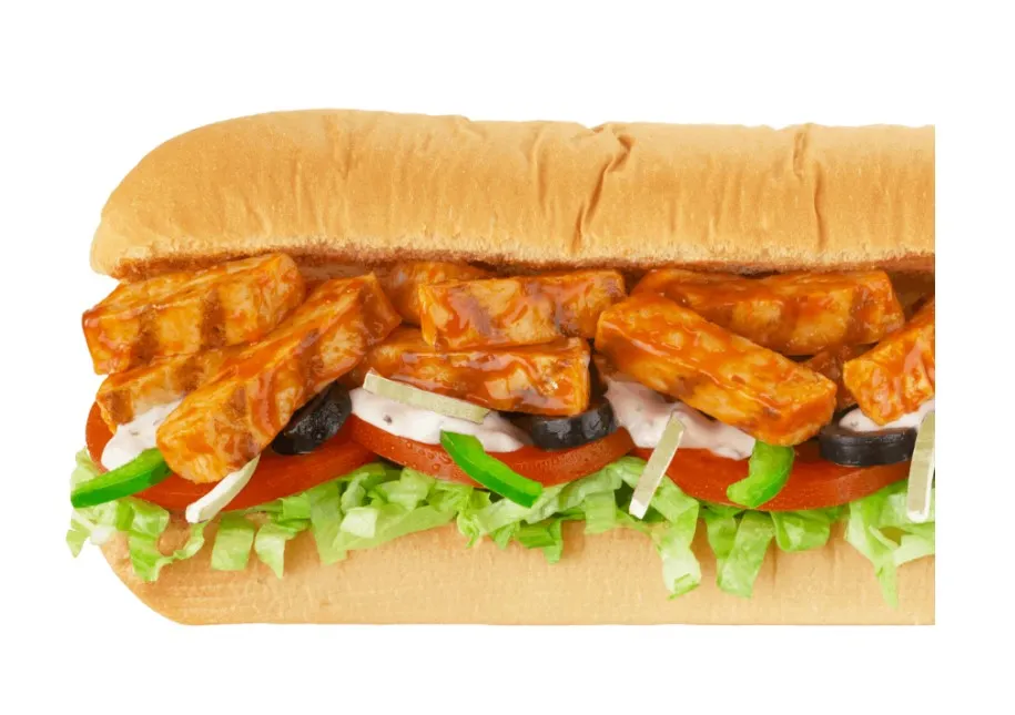 BBQ Chicken, 1. Italian BMT, 2. Steak and Cheese, 3. Tuna Mayo, 4. Chicken Teriyaki, 5. BBQ Chicken, 6. Spicy Italian, 7. Veggie Delite, 8. Chicken Slice, 9. Roasted Chicken, 10. Egg Mayo
