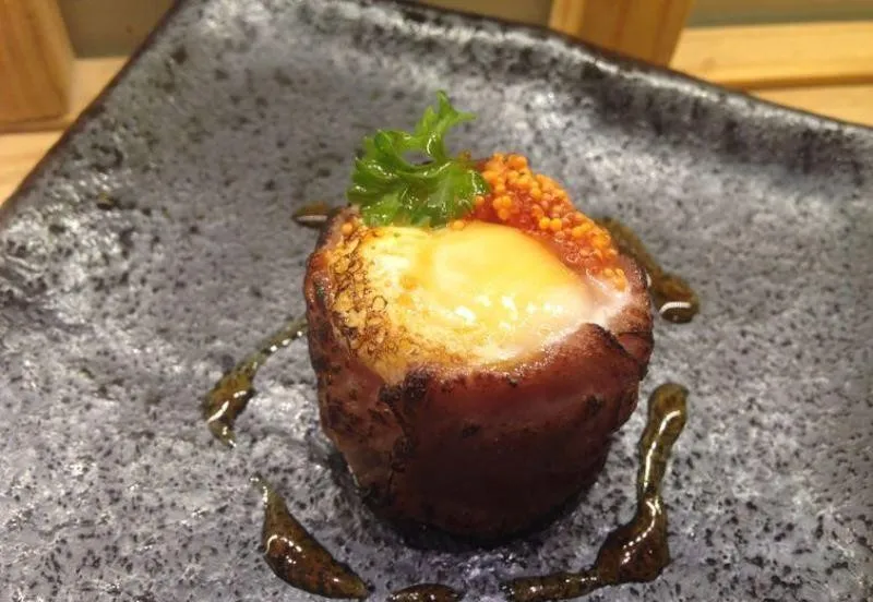 Beef Onsen Egg Bomb