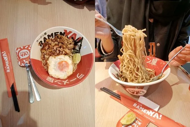 Chicken Dry Ramen, 1. Legendary Chicken Ramen, 2. Chicken Curry Ramen, 3. Hot Ramen, 4. Chicken Miso Ramen, 5. Karaage Ramen, 6. Karaage Dry Ramen, 7. Chicken Dry Ramen, 8. Volcano Dry Ramen, 9. Ebi Tempura Ramen, 10. Salted Egg Dry Ramen, 11. Karaage Curry Ramen
