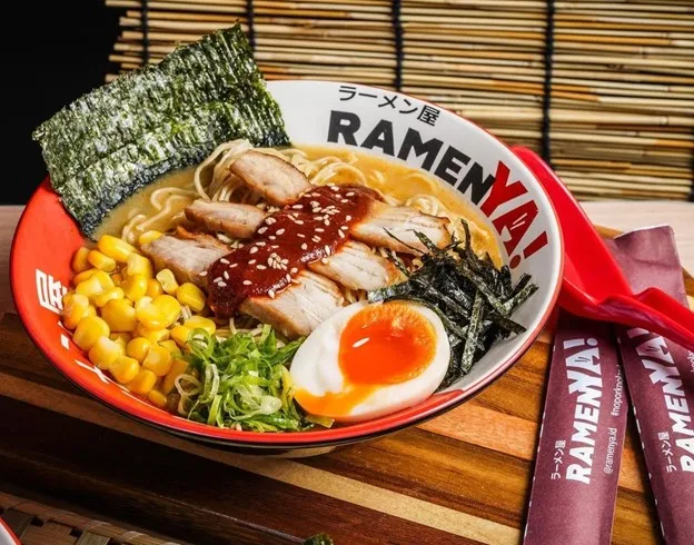 Chicken Miso Ramen, 1. Legendary Chicken Ramen, 2. Chicken Curry Ramen, 3. Hot Ramen, 4. Chicken Miso Ramen, 5. Karaage Ramen, 6. Karaage Dry Ramen, 7. Chicken Dry Ramen, 8. Volcano Dry Ramen, 9. Ebi Tempura Ramen, 10. Salted Egg Dry Ramen, 11. Karaage Curry Ramen