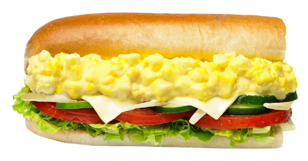 Egg Mayo, 1. Italian BMT, 2. Steak and Cheese, 3. Tuna Mayo, 4. Chicken Teriyaki, 5. BBQ Chicken, 6. Spicy Italian, 7. Veggie Delite, 8. Chicken Slice, 9. Roasted Chicken, 10. Egg Mayo