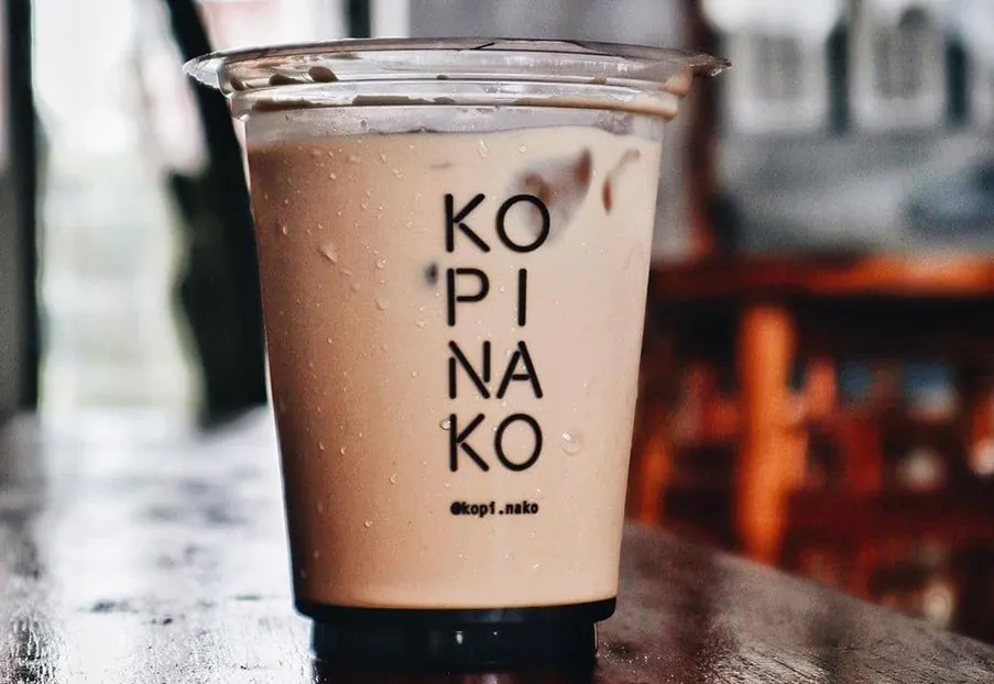 Es Kopi Nako, 1. Es Kopi Nako, 2. Es Kopi Nako Duren, 3. Es Kopi Nusantara, 4. Affogato, 5. Kopi Nako Mini, 6. Croffle ala Nako, 7. Teh Dona, 8. Asam Kaktus, 9. Es Krim Kopi Nako, 10. Bakso Urat Cuanki
