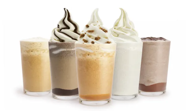 Frappes, 1. IlaoIlao Tub, 2. Petitlao, 3. Llaoglass, 4. Sensations Plus, 5. Sanum, 6. Frappes, 7. Fondue, 8. Smoothie, 9. Smoothie Premium, 10. Waffle