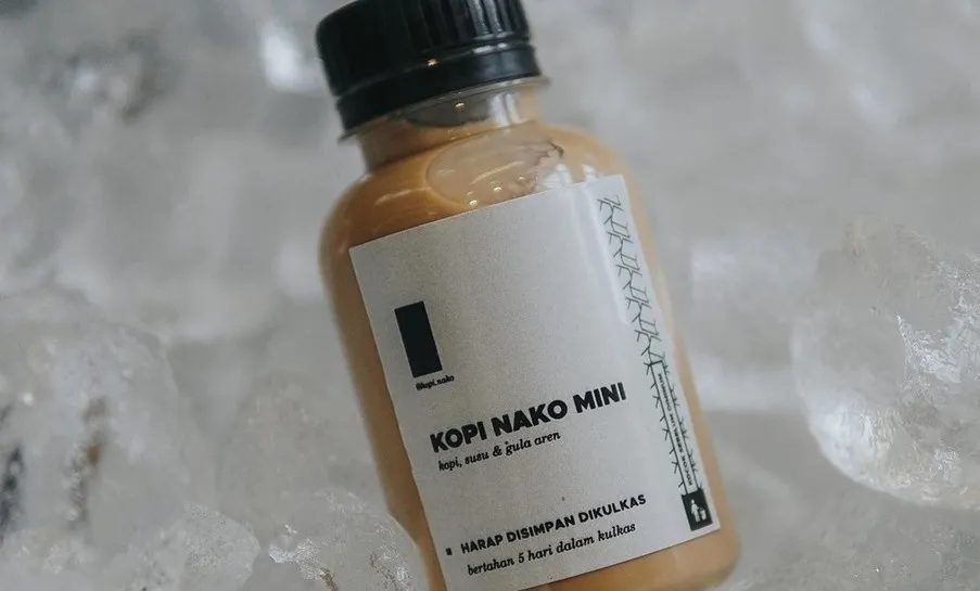 Kopi Nako Mini, 1. Es Kopi Nako, 2. Es Kopi Nako Duren, 3. Es Kopi Nusantara, 4. Affogato, 5. Kopi Nako Mini, 6. Croffle ala Nako, 7. Teh Dona, 8. Asam Kaktus, 9. Es Krim Kopi Nako, 10. Bakso Urat Cuanki