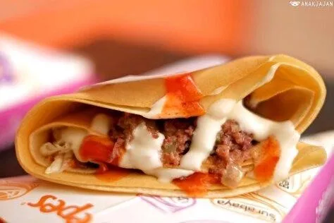 Kornet crepes, Rekomendasi Menu D’Crepes, Menu The Savory Crepes, Menu The Sweet Crepes, Menu Ice Cream Crepes