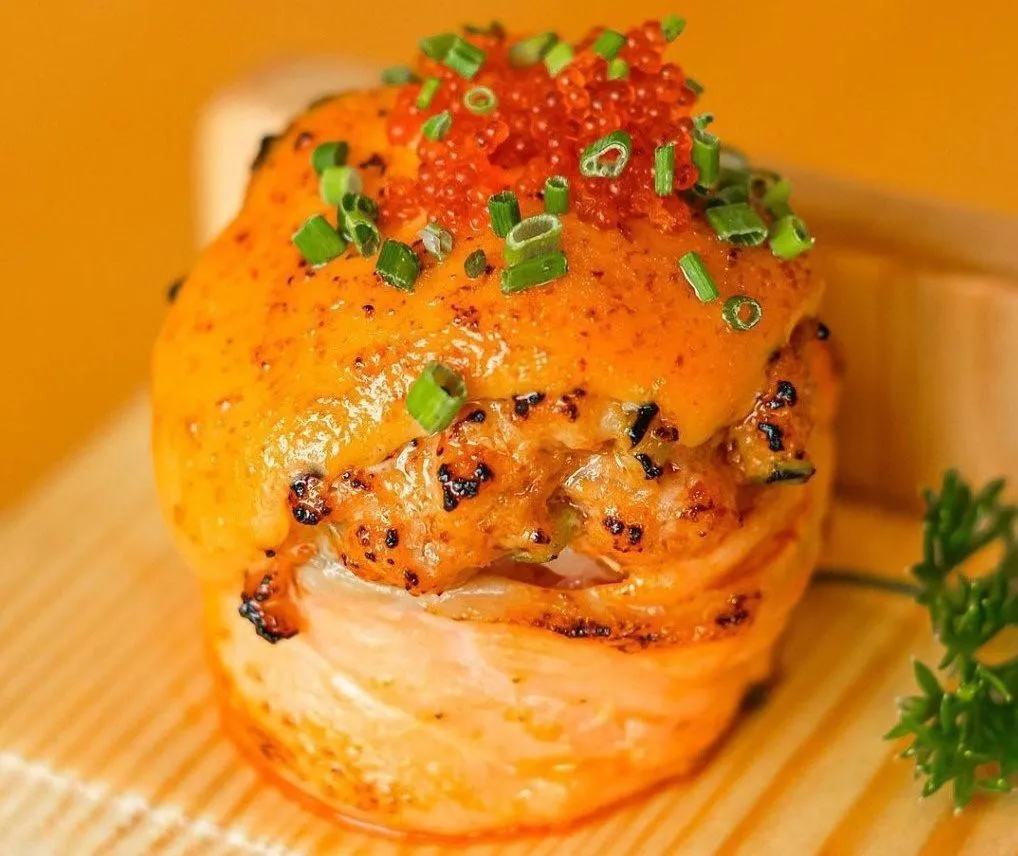 Salmon Volcano Bomb